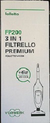 FILTRELLO PREMIUM 3 IN 1 VK200 + 6 DOVINA